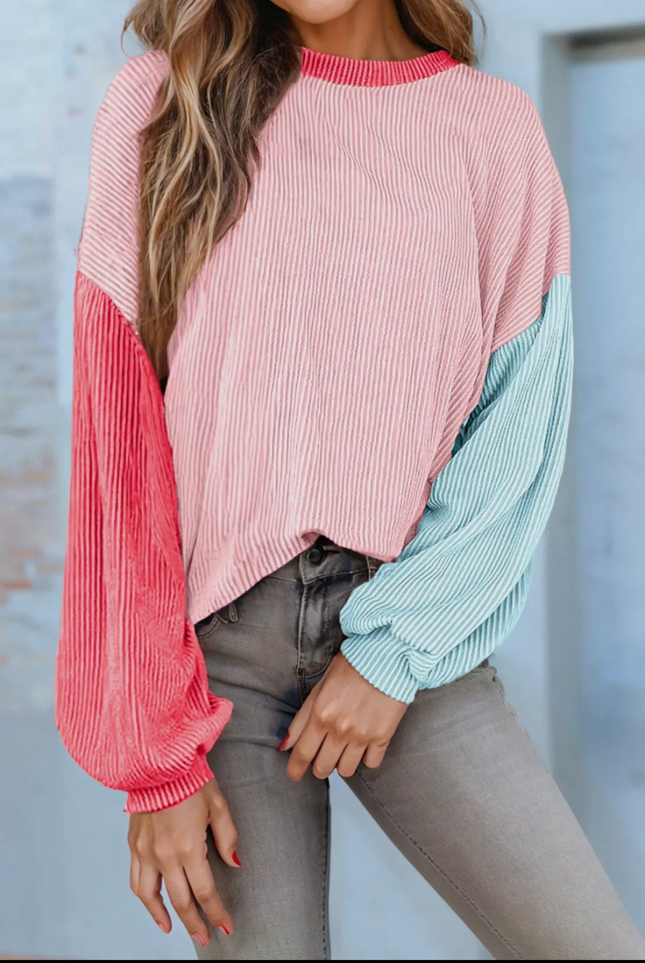 Color Block Long Sleeve