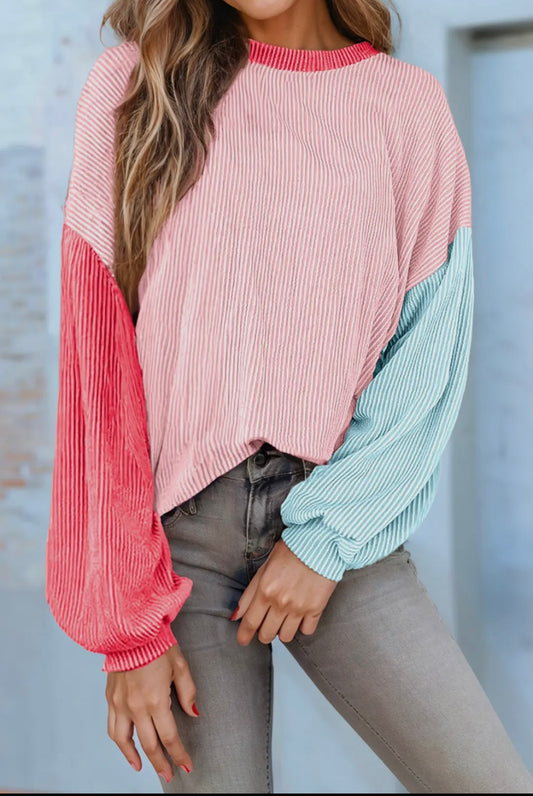 Color Block Long Sleeve